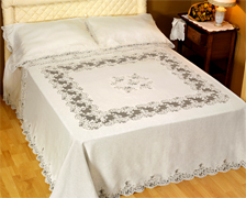 Sabanas y cubrecamas Italianas produccion de ropa Blanca para el dormitorio Italiano en lino, para quien ama los productos refinados e importantes producimos artesanalmente a mano en base a vuestra solicitud: no cuestan poco pero son productos unicos que ayudan a convertir especiales cada ocasion, sabanas matrimoniales con fundas, colcha de lana matrimonial, edredon para camas, edredon de invierno con plumas, cubrecamas con fundas de almohada, cubrecasmas de piqu�, sabanas adicionales para camas con funas de almohada incluida, frazada de lana para cama una plaza 