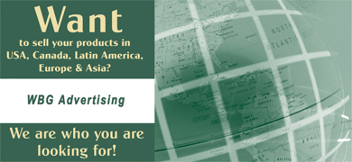 Marketing internacional para industrias, mayoristas y negocios de Estados Unidos y Latino America, marketing y mercadeo directo con progrmas de marketing personalizados en base al mercado y productos, marketing global usando internet con nuestro network internacional de webs que cubren todos los Estados Unidos, Dubai, Europa, Asia y latino America, diseno grafico profesional, y marketing para catalogos industriales en multi idiomas... WBG Marketing de Miami es el lider en el marketing internacional con sede a Miami para el mercado de los Estados Unidos y Latino America